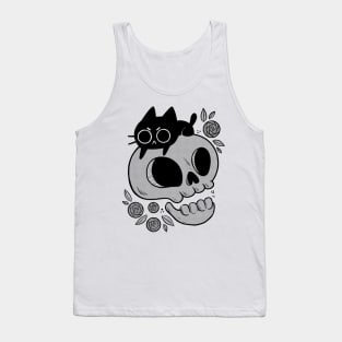 Skull Kitten Tank Top